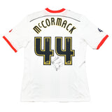 2014/15 FULHAM MCCORMACK #44 *MATCH ISSUE + SIGNED* HOME SHIRT (M) ADIDAS
