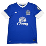 2012/13 EVERTON FELLAINI #26 *MATCH ISSUE + SIGNED* HOME SHIRT (M) NIKE