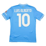 2023/24 LAZIO LUIS ALBERTO #10 *MATCH ISSUE* HOME SHIRT (M) MIZUNO