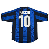 1999/00 INTER MILAN BAGGIO #10 HOME SHIRT (M) NIKE