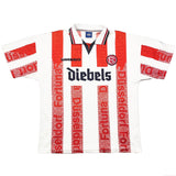 1996/98 FORTUNA DUSSELDORF DOBROVOLSKI #10 HOME SHIRT (XL) UMBRO