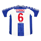 1999/00 ESPANYOL CORINO #6 *MATCH ISSUE* HOME SHIRT (L) JOHN SMITH