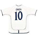 2001/02 ENGLAND OWEN #10 *5-1 vs GERMANY* HOME SHIRT (L) UMBRO