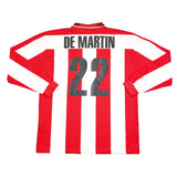 2003/04 VICENZA DE MARTIN #22 *MATCH ISSUE* HOME SHIRT (XL) BIEMME