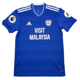 2018/19 CARDIFF CITY RICHARDS #6 *MATCH ISSUE* HOME SHIRT (S) ADIDAS