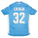 2015/16 LAZIO CATALDI #32 *SUPERCOPPA FINAL MATCH ISSUE* HOME SHIRT (M) MACRON