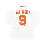 1992/94 NETHERLANDS VAN BASTEN #9 L/S AWAY SHIRT (L) LOTTO
