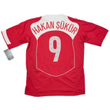 2004/06 TURKEY HAKAN SUKER #9 *PLAYER ISSUE* BNWT HOME SHIRT (XL) NIKE