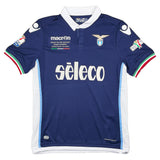 2016/17 LAZIO IMMOBILE #17 COPPA ITALIA FINAL *MATCH ISSUE* AWAY SHIRT (M) MACRON