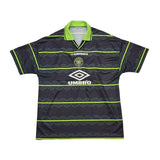 1998/99 CELTIC VIDUKA #9 AWAY SHIRT (XL) UMBRO