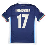 2016/17 LAZIO IMMOBILE #17 COPPA ITALIA FINAL *MATCH ISSUE* AWAY SHIRT (M) MACRON