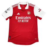 2022/23 ARSENAL SAKA #7 *MATCH WORN* HOME SHIRT (M) ADIDAS