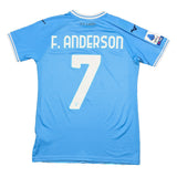 2022/23 LAZIO F.ANDERSON #7 *MATCH ISSUE* HOME SHIRT (S) MIZUNO