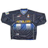 2001/03 ESPANYOL DELUCAS #14 L/S AWAY SHIRT (M) JOHN SMITH