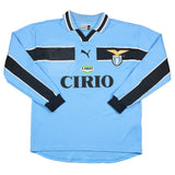 1998/00 LAZIO #9 L/S HOME SHIRT (M) PUMA