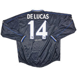 2001/03 ESPANYOL DELUCAS #14 L/S AWAY SHIRT (M) JOHN SMITH