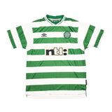 2000/01 CELTIC HOME SHIRT (L) UMBRO