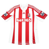 2012/13 STOKE CITY WHITEHEAD #18 *MATCH ISSUE + SIGNED* HOME SHIRT (M) ADIDAS
