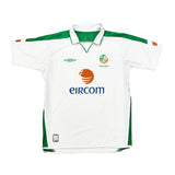 2003/05 IRELAND KEANE #6 AWAY SHIRT (M) UMBRO