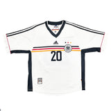 1998/00 GERMANY BIERHOFF #20 HOME SHIRT (L) ADIDAS