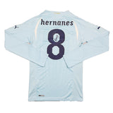 2010/11 LAZIO HERNANES #8 *PLAYER ISSUE + SIGNED* L/S HOME SHIRT (M) PUMA