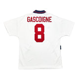 1993/95 ENGLAND GASCOIGNE #8 HOME SHIRT (L) UMBRO