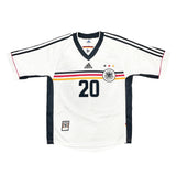1998/00 GERMANY BIERHOFF #20 HOME SHIRT (S) ADIDAS