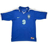 1997/98 BRAZIL RONALDO #9 AWAY SHIRT (S) NIKE