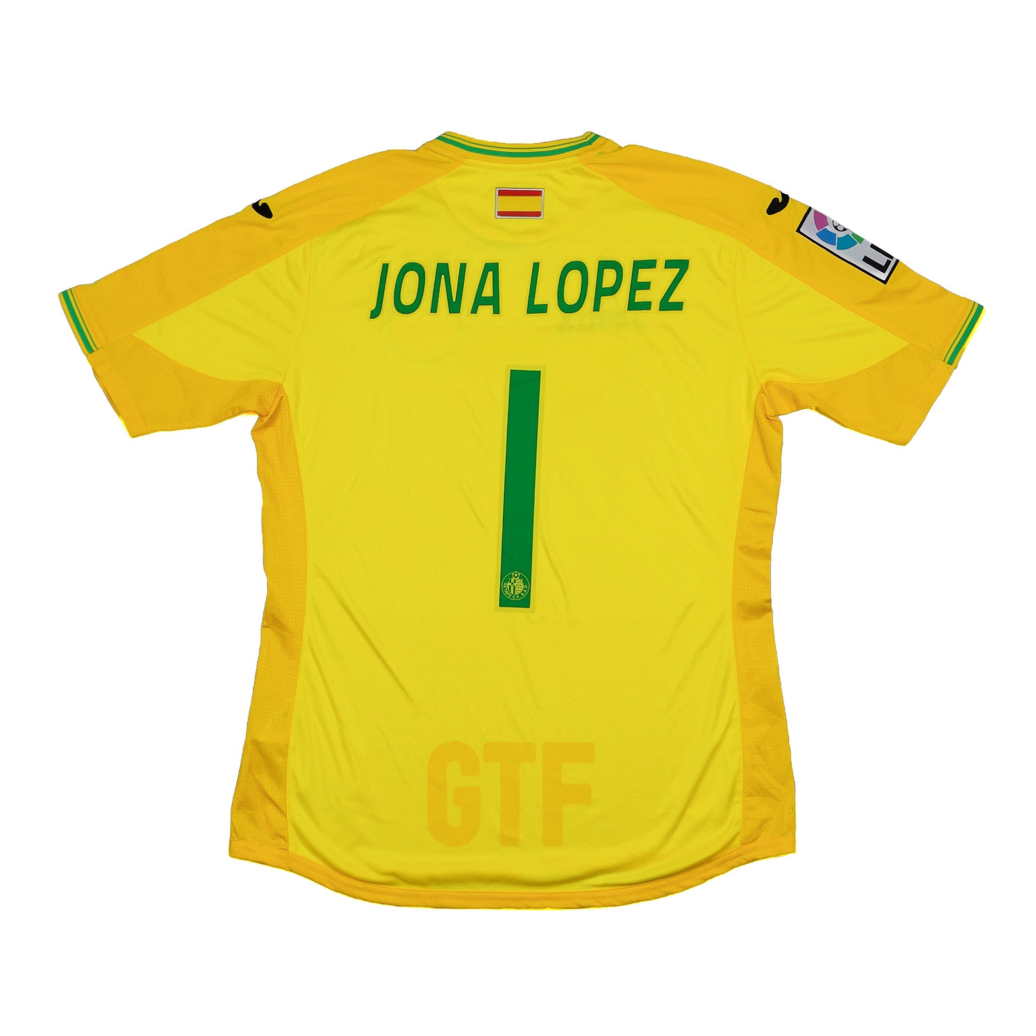 2014 15 Getafe Lopez #1 *Match Issue* GK Shirt Joma