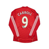 2010/11 LIVERPOOL CARROLL #9 C/L L/S HOME SHIRT (S) ADIDAS