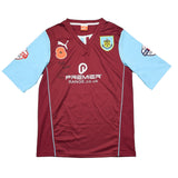 2013/14 BURNLEY INGS #10 *MATCH ISSUE + SIGNED* HOME SHIRT (M) PUMA