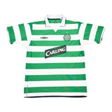 2004/05 CELTIC JUNINHO #8 HOME SHIRT (XL) UMBRO