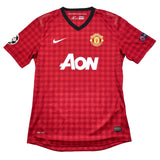 2012/13 MANCHESTER UNITED SMALLING #12 C/L *MATCH ISSUE* HOME SHIRT (L) NIKE
