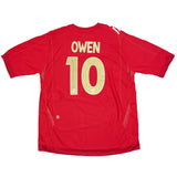 2006/08 ENGLAND OWEN #10 AWAY SHIRT (XL) UMBRO