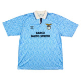 1991/92 LAZIO HOME SHIRT (L) UMBRO