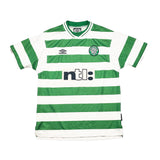 1999/01 CELTIC HOME SHIRT (L) UMBRO