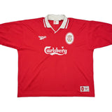 1996/98 LIVERPOOL BARNES #10 HOME SHIRT (XXL) REEBOK