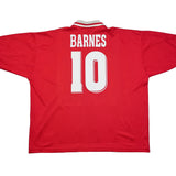 1996/98 LIVERPOOL BARNES #10 HOME SHIRT (XXL) REEBOK