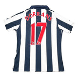2010/11 WEST BROM DORRANS #17 *MATCH WORN vs MANCHESTER UNITED* HOME SHIRT (M) UMBRO