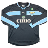 1998/99 LAZIO SALAS #9 *MATCH ISSUE* L/S AWAY SHIRT (XL) PUMA