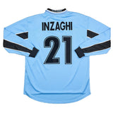 1998/00 LAZIO INZAGHI #21 L/S HOME SHIRT (L) PUMA