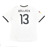 2010 GERMANY BALLACK #13 HOME SHIRT (XXL) ADIDAS