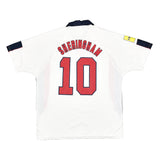 1997/99 ENGLAND SHERINGHAM #10 HOME SHIRT (XL) UMBRO