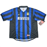 1998/99 INTER MILAN VIERI #32 *SIGNED* BNWT HOME SHIRT (XXL) NIKE