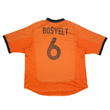2000/02 NETHERLANDS BOSVELT #6 HOME SHIRT (XL) NIKE