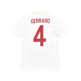 2010/11 ENGLAND GERRARD #4 HOME SHIRT (S) UMBRO