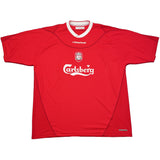 2002/04 LIVERPOOL HESKEY #8 HOME SHIRT (XXL) REEBOK