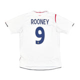 2005/07 ENGLAND ROONEY #9 HOME SHIRT (M) UMBRO