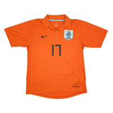 2006/08 NETHERLANDS V.PERSIE #17 HOME SHIRT (M) NIKE