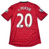 2012/13 MANCHESTER UNITED V.PERSIE #20 *MATCH ISSUE* HOME SHIRT (L) NIKE